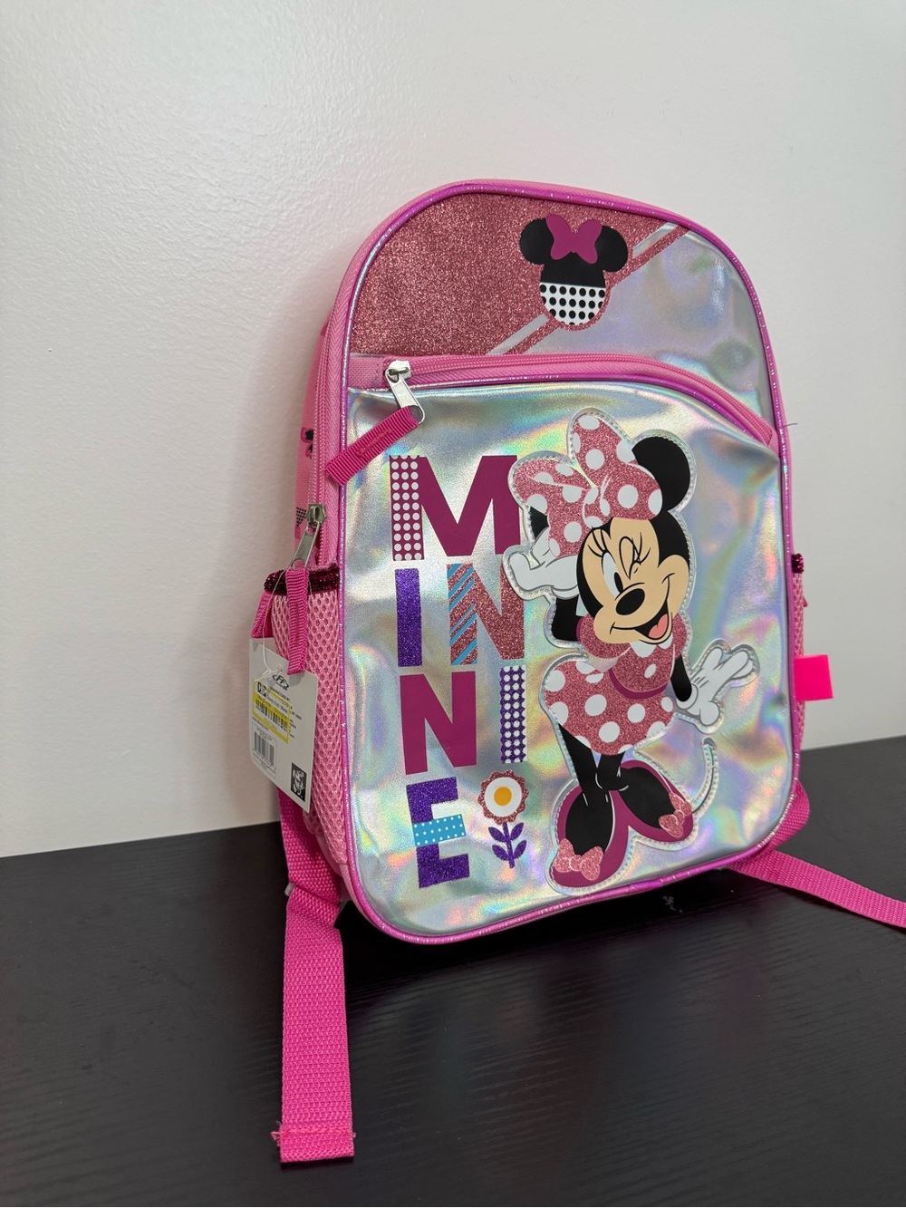 Disney Kids Minnie Mouse 14” Backpack - Pink NWT - Picture 6 of 9